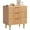 Natural, variant on M optimized Fluted 3 Drawers Dresser for Bedroom, Wooden Chest of Drawers with Metal Handle & Legs, for Living Room, Hallway