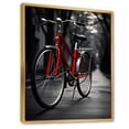 thumbnail image 2 of Designart "Blissful Bicycles III" Bicycle Floater Framed Canvas Print, 2 of 7