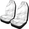 thumbnail image 5 of Uourmeti Marble Car Seat Covers Full Set Decor Front and Back Seat Protector Trendy Accessories Polyester Car Front & Rear Seat Covers Fit for most Cars Truck, 5 of 10