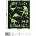 thumbnail image 5 of Just A Boy Who Loves Dinosaur Throw Blanket 80"X60" Soft Flannel Blankets for Bed Couch Plush Cozy Blanket for Adults Kids Micro Fleece Throws, 5 of 6