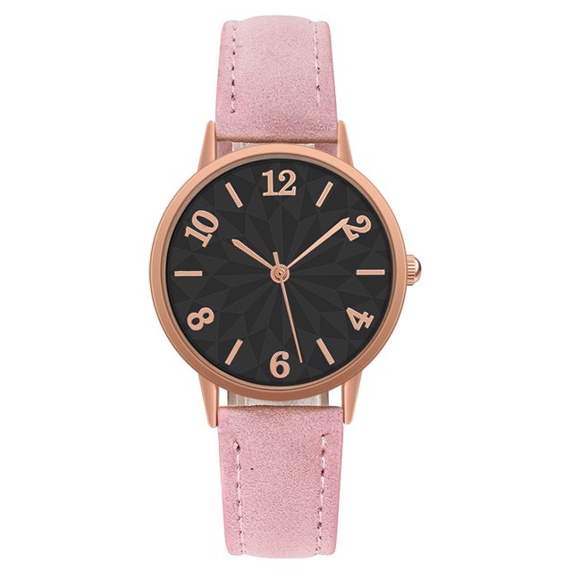 Comercio exterior transfronterizo nuevo reloj de cuarzo con cinturón esmerilado para mujer literal digital árabe en stock al por mayor Reloj