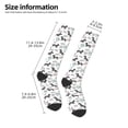 thumbnail image 5 of Balery Dachshund Dog Puppy Printed Novelty Socks Men's Women's Crew Socks Sports Socks Knee High Socks Cotton Socks Quirky and Cool Socks, 5 of 9