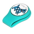 thumbnail image 2 of S SERENABLE Golf Hat Clip Golf Ball Marker With Detachable Pattern Plate - Green, 2 of 9