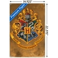 thumbnail image 3 of The Wizarding World: Harry Potter - Hogwarts Crest Wall Poster with Push Pins, 14.725" x 22.375", 3 of 3