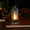 Silver-SL-home supplies, variant on MORESEC Home Electronic Flickering Candle Night Light - Mini Oil Lamp Style Ambient Decoration for Christmas, Holiday, Battery Operated, Safe St Patricks Day Accessories