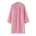 thumbnail image 3 of LNMQLPDBS Boys' Girls' Clothing Sets Kindergarten Graduation Cap and Gown Solid Color Long Sleeve Pleated Front Ziper Coat Long Gown & Hat 2pcs Outfits for Graduation Ceremony Pink 6-7 Years, 3 of 8
