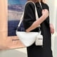 thumbnail image 1 of Bolsa Bolsos cruzados triangulares de hombro casuales de nylon con mini monedero (blanco) Tmvgtek Para estrenar, 1 of 9
