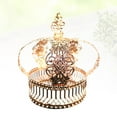 thumbnail image 1 of OULII Crown Cupcake Topper Metal Golden 1Set for King Themed Parties, 1 of 4