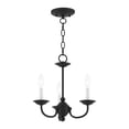 thumbnail image 6 of Livex Lighting Home Basics Mini Chandelier in Black, 6 of 10