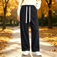 thumbnail image 2 of MYAOYINo Boundaries Womens Wide Leg Sweatpants Elastic Waist Drawstring Baggy Lounge Pants, 2 of 8