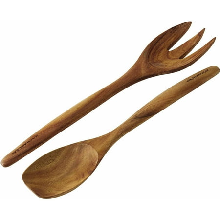 Rachael Ray Cucina Tools 2-Piece Wooden Salad Utensil Set