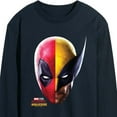 thumbnail image 3 of Marvel Deadpool & Wolverine - Wolverine Split Space - Men's Long Sleeve Graphic T-Shirt, 3 of 5