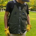 thumbnail image 4 of Unisex Quick-Dry Outdoor Vest: Multipurpose Pockets for Camping & Fishing - Stylish Black, 4 of 14