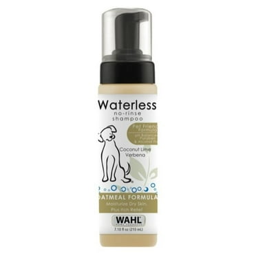 Wahl 820015T Waterless No-Rinse Dog Shampoo - Oatmeal 7.10 oz.
