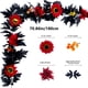 thumbnail image 3 of Oioii Fall Leaf Garland, Artificial Maple Leaf Autumn Garland Fall Leaves Hanging Vines Fall Maple Leaves Thanksgiving Decor for Home Wedding Fireplace Party, 3 of 6