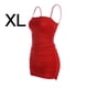 thumbnail image 1 of Vestido de verano sin mangas con cuello barco para mujer, vestido ajustado para club nocturno, rojo, xL seitruly AP1098-12B, 1 of 7
