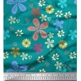 thumbnail image 1 of Soimoi polyester Crepe Fabric Flower Artistic Print Fabric by the Yard 52 Inch Wide, 1 of 1