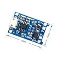 thumbnail image 1 of 100 Pcs/lot Carte de Chargement de Batterie au Lithium 5V Micro USB 1A TP4056 18650 avec Module Charr de Protection, Sécurité et Fiabilité, 1 of 2