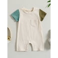 thumbnail image 2 of Casual Summer Clothes 3M 6M 12M 18M 24M Infant Baby Boy Short Sleeve Romper Jumpsuit Playsuit One Piece Outfit, 2 of 9