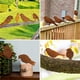 thumbnail image 5 of Decoración de pájaros, diseño único, adornos de pájaros de metal personalizados para jardín, estilo natural, rústico, para exteriores, patio, jardín, cercas, caminos y árboles (4 piezas), 5 of 5