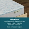 thumbnail image 6 of Beauty Sleep Slumberscape 12.5" Hybrid Plush Mattress Low Profile Set - Hybrid; Fiberglass-Free, 6 of 9
