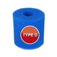 thumbnail image 1 of Lefu Cartouche de Filtre de Piscine Cartouches de Mousse de Filtre de Piscine Éponge de Remplacement Réutilisable Lavable Nettoyant Compatible avec Intex Type D Nettoyage Remplacement, 1 of 6