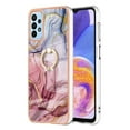 thumbnail image 2 of TECH CIRCLE For Galaxy A15 Case,360 Rotatable Marble Pattern Shiny Ring Holder Kickstand Soft TPU Girls Women Case Shockproof Protective Phone Case for Samsung Galaxy A15 6.5" 2024,Rose, 2 of 6