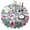 Pioneer Flower Floral-1, variant on Pioneer Flower Floral Print Pattern Round Tablecloth 60"x60",Wrinkle Wipeable Table Cloth for Kitchen Dining Room Picnic Patio Party