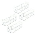 thumbnail image 4 of mDesign Plastic Condiment Organizer/Tea Bag Holder - 9" Long, 4 Pack, Clear, 4 of 9