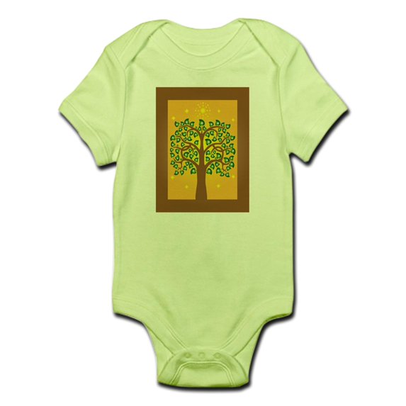 CafePress - Bodhi Tree Infant Bodysuit - Baby Light Bodysuit
