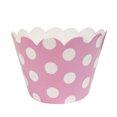 thumbnail image 2 of Wrapables® Standard Size Polka Dots Cupcake Wrappers (Set of 60), Pink, 2 of 4