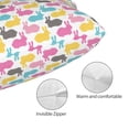 thumbnail image 3 of Kdxio Cotton Pillow Cases 20"x30" Pillowcases,Soft and Breathable Bedroom Pillow Cases-Colorful Rabbit, 3 of 8