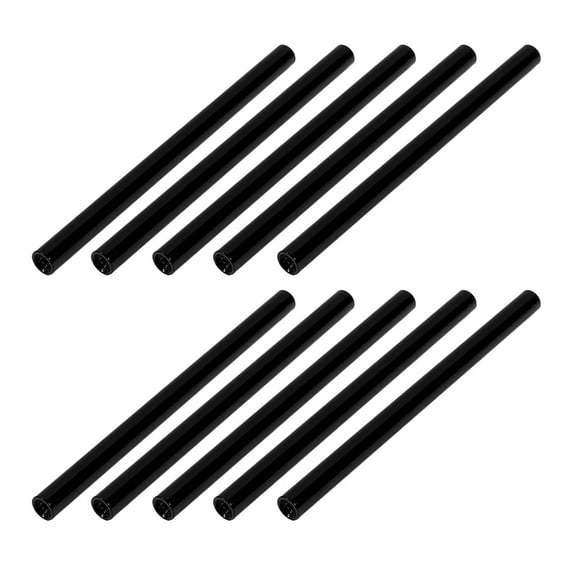 10Pcs M3 x 75mm Round Aluminum Column Alloy Standoff Spacer Stud Fastener Black