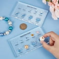 thumbnail image 3 of 2pcs Bead Measuring Ruler Acrylic Measuring Tool Bead Size Chart Board Clear Circle Template Multi-Function Geometric Stencil Rulers for Beads Stones Gem Diamond 2/4/6/8/10/12/14/16/18mm, 3 of 6