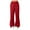 04# Red, variant on Women's Wide Waistband Sweatpants Trendy Baggy High Waisted Casual Trousers Flare Leg Pant Black M
