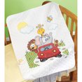 thumbnail image 2 of Animal Fun Ride Quilt Stamped Cross Stitch Kit-34"X43", 2 of 2