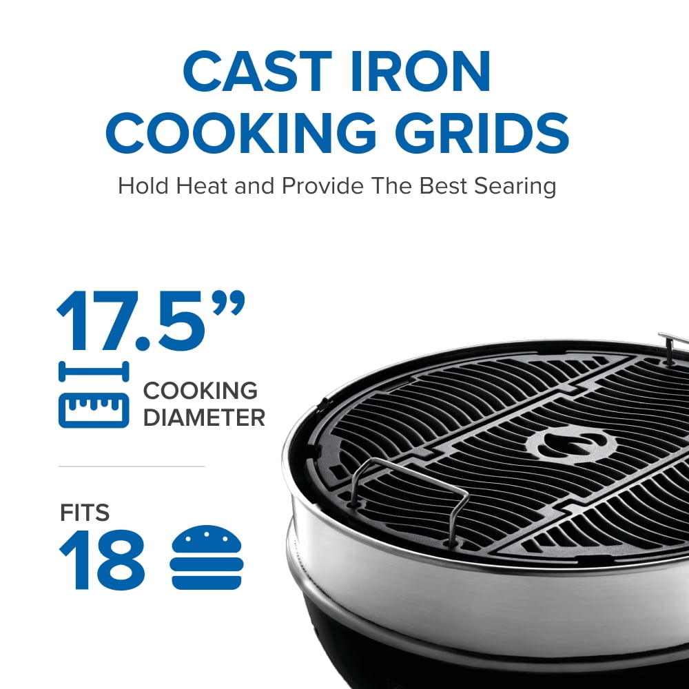 NAPOLEON 18 in. PRO18 Kettle Charcoal Grill in Black
