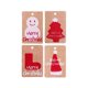 thumbnail image 3 of Inteprter 200/240 Uds. Etiqueta colgante de regalo de regalo de Navidad Kraft con hilo de algodón Kits de decoración para fiestas 10 modelos 200 piezas, 3 of 6