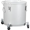 thumbnail image 1 of 8 Gallon Heavy Duty Fryer Grease Bucket with Lid/Lock Clips/Wheels,Kitchen Oil Storage ＆ Transport Container with Food Grade Anti-Rust Coating,Leak-Proof Design,for Kitchens,Food Trucks,Food Stalls, 1 of 7