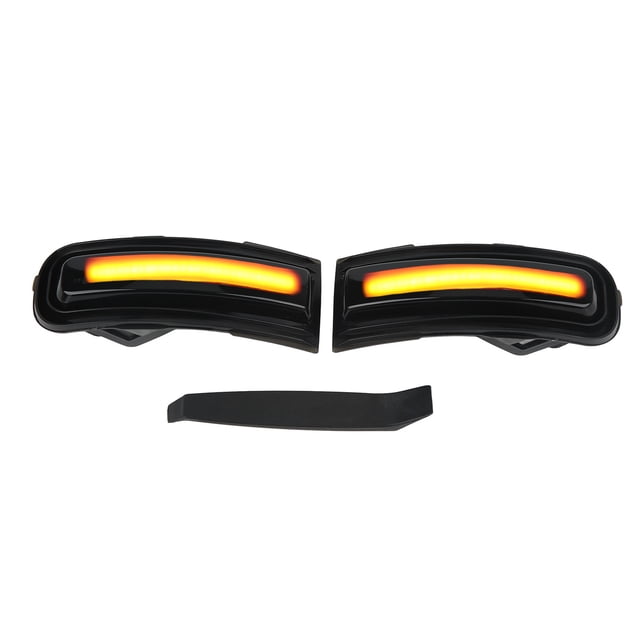 Side Mirror Signal Indicator Lamp,2 Pcs Side Mirror Car Accessory Wing Mirror Continuous Amber Light Tried and Trusted