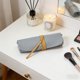 thumbnail image 1 of CaiYueKe Leather Makeup Brush Pouch Travel Cosmetic Organizer Storage Bag for Brushes Eyebrow Pencil Eyeshadow Portable Toiletry Case Beauty Accessories, 1 of 7