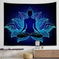 thumbnail image 2 of Tapestry Lotus Yoga para pared de meditación, 150 x 150 cm, microtela, 2 of 2