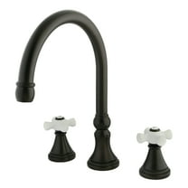 Kingston Brass KS2345PX Roman Two-Handle Deck Mount Roman Tub Faucet, Oil Rubbed Bronze