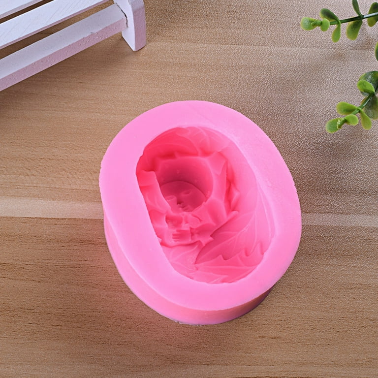 Shape Candle Mold Silicone Kitten Molds Resin Polymer Clay Wax Crayon Mould  For Diy