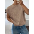 thumbnail image 4 of PRETTYGARDEN Women's Spring Sweater Vest Trendy Flower Knit Short Sleeve Cute Pullover Tank Tops Summer Fashion Clothing, 4 of 10
