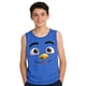 thumbnail image 4 of Camisolas de cuello redondo para niños pequeños y niños a la moda, lindas camisetas con estampado degradado, parte inferior suave sin mangas, camisetas para niñas, 4 of 6