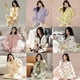 thumbnail image 4 of Pijama de mujer de primavera y otoño, cárdigan de manga larga, ropa de casa, traje de otoño e invierno, 4 of 6