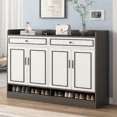 thumbnail image 2 of Caja organizadora, estante para zapatos, almacenamiento móvil para sala de estar, dormitorio de diseño, Zapatero, cajones, Archivadores de madera, muebles para el hogar, 2 of 4