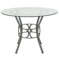thumbnail image 3 of Flash Furniture Carlisle 42'' Round Glass Dining Table with Silver Metal Frame, 3 of 3