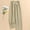 Army Green, variant on Women's Elastic Waist Leisure Pants Printed Casual Loose Fit Comfortable Pull On